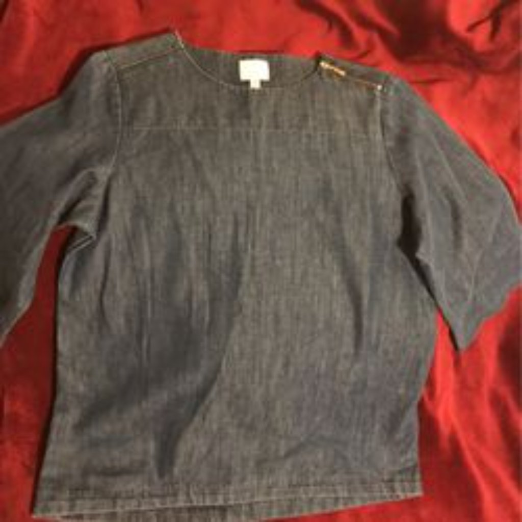 Martha Stewart Denim Top Size S Martha Stewart Denim Top Size S